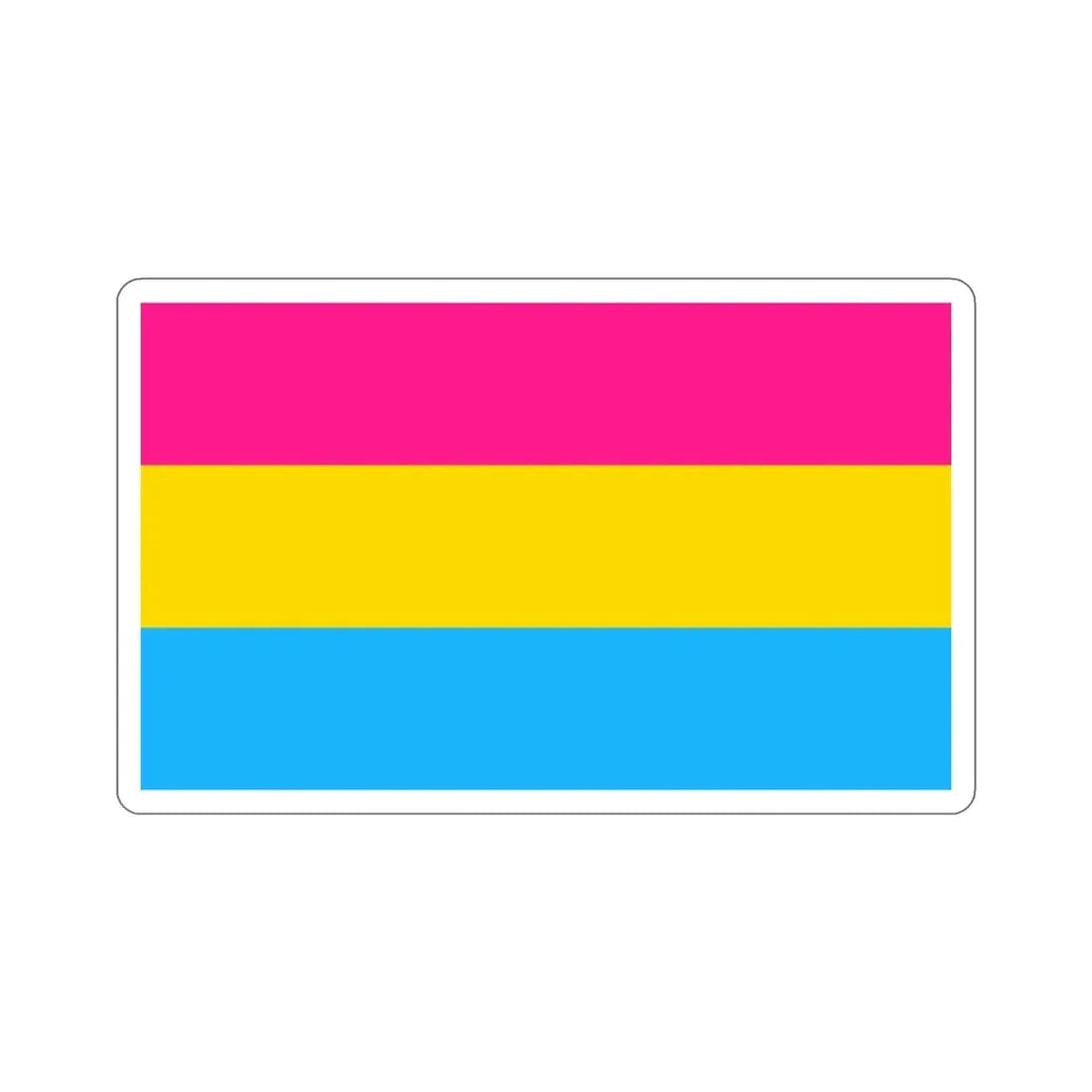 Pansexuality Pride Flag STICKER Vinyl Die-Cut Decal - The Sticker Space