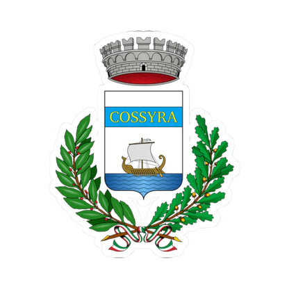 Pantelleria-Stemma (Italy) (Coat of Arms) STICKER Vinyl Kiss-Cut Decal 2 Inch White - The Sticker Space