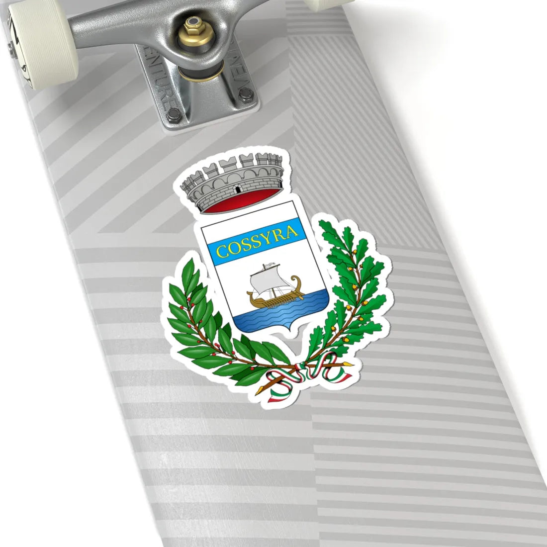 Pantelleria-Stemma (Italy) (Coat of Arms) STICKER Vinyl Kiss-Cut Decal - The Sticker Space