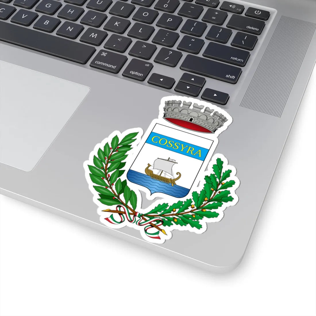 Pantelleria-Stemma (Italy) (Coat of Arms) STICKER Vinyl Kiss-Cut Decal - The Sticker Space