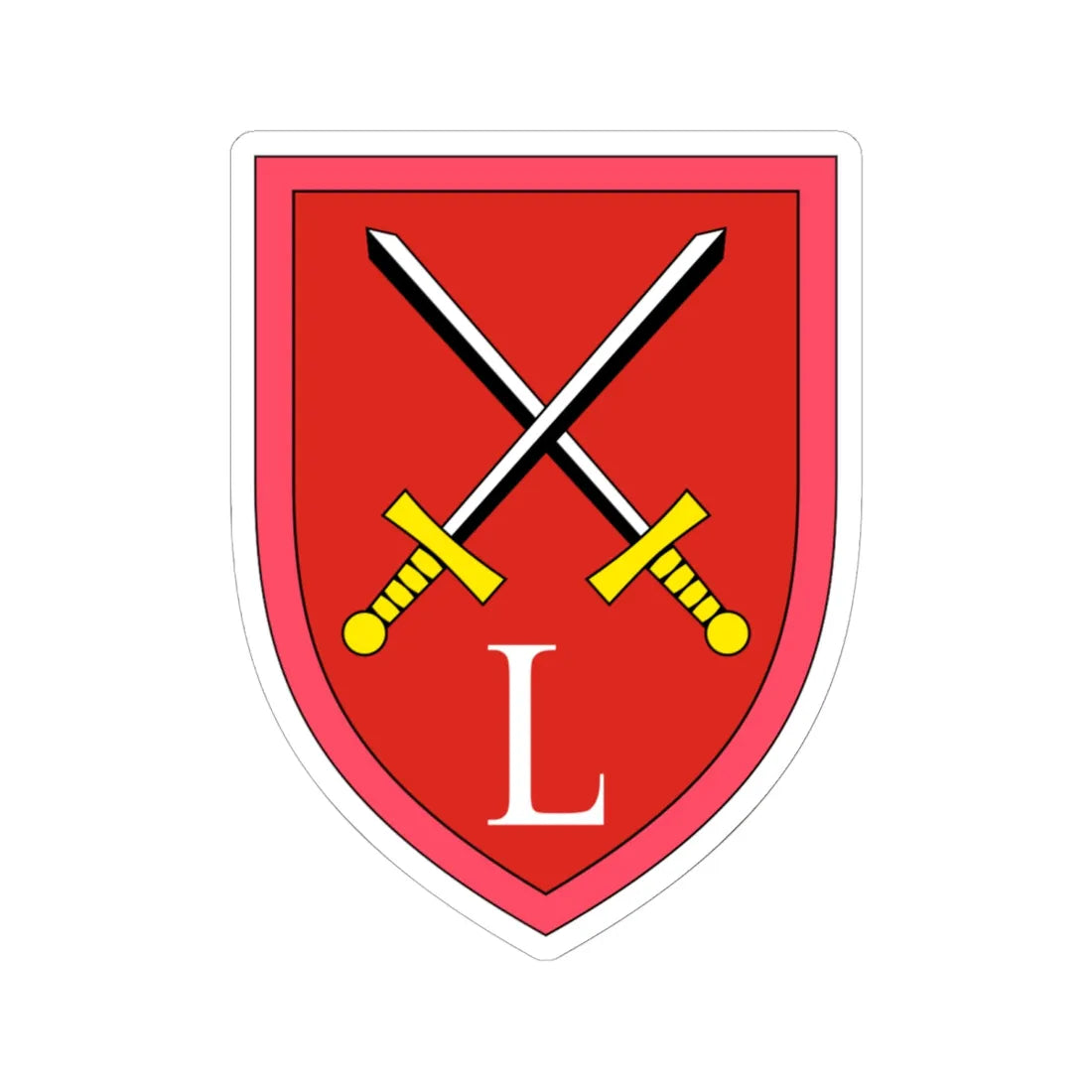 Panzer-Lehrverband Bundeswehr (Germany) (Coat of Arms) STICKER Vinyl Kiss-Cut Decal 6 Inch White - The Sticker Space