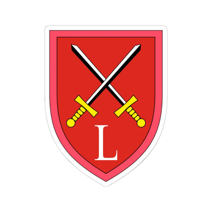 Panzer-Lehrverband Bundeswehr (Germany) (Coat of Arms) STICKER Vinyl Kiss-Cut Decal 6 Inch White - The Sticker Space