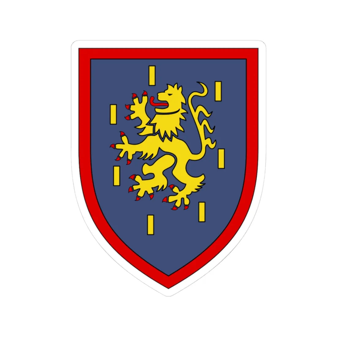 Panzerbrigade 14 Bundeswehr (Germany) (Coat of Arms) STICKER Vinyl Kiss-Cut Decal 3 Inch White - The Sticker Space
