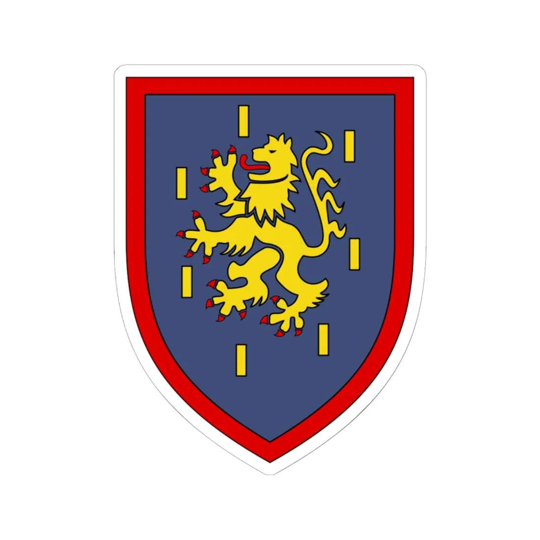 Panzerbrigade 14 Bundeswehr (Germany) (Coat of Arms) STICKER Vinyl Kiss-Cut Decal 6 Inch White - The Sticker Space