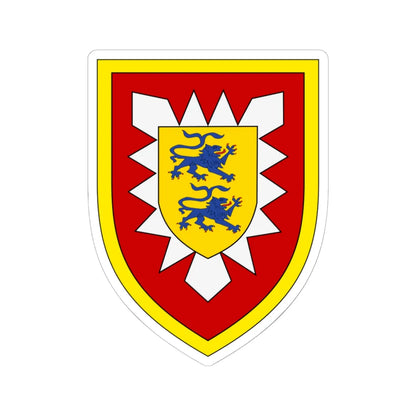 Panzerbrigade 18 Bundeswehr (Germany) (Coat of Arms) STICKER Vinyl Kiss-Cut Decal 6 Inch White - The Sticker Space