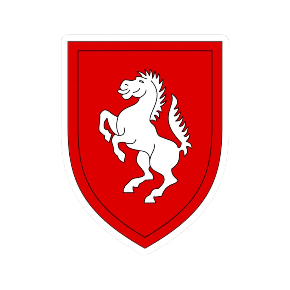 Panzerbrigade 20 Bundeswehr (Germany) (Coat of Arms) STICKER Vinyl Kiss-Cut Decal 2 Inch White - The Sticker Space