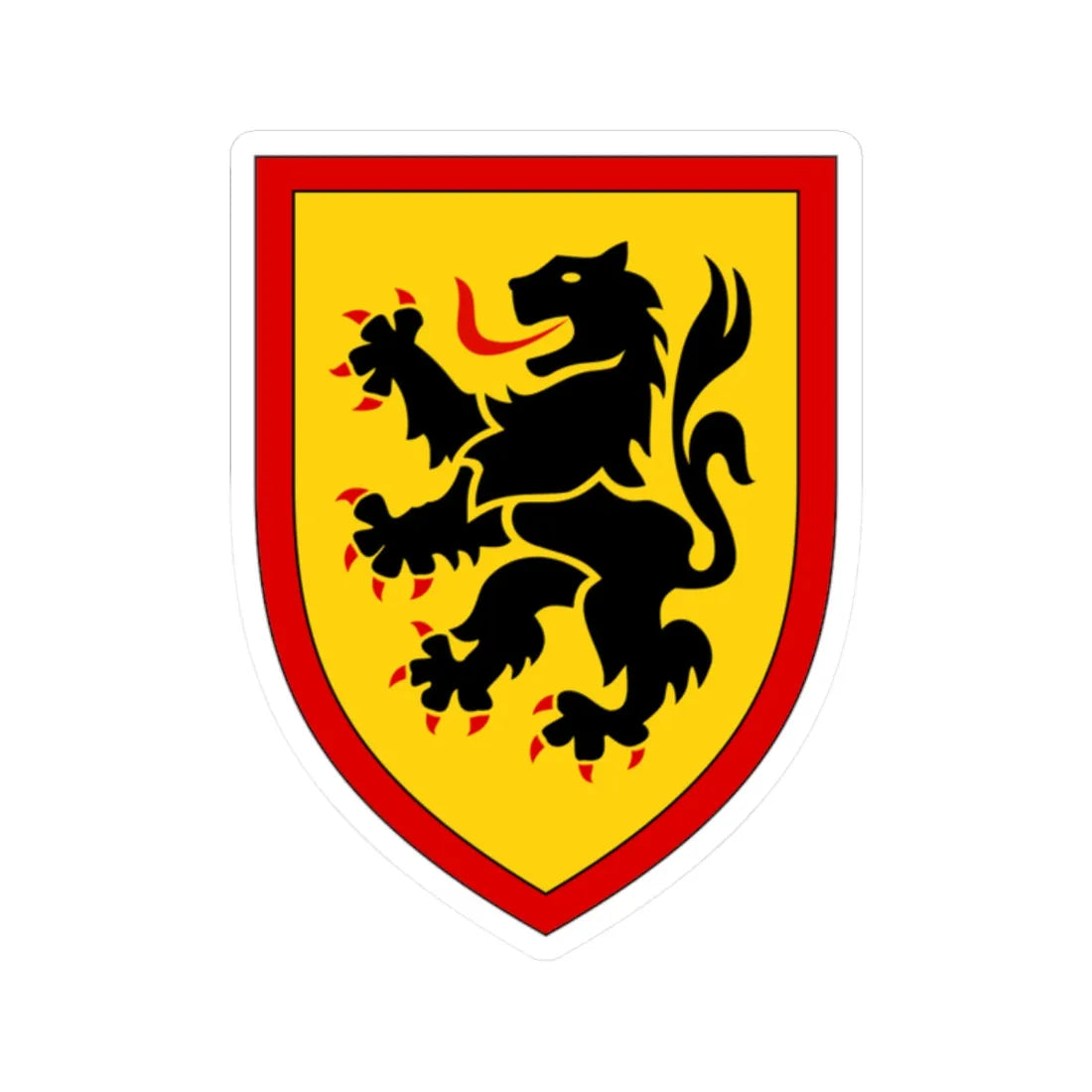 Panzerbrigade 29 Bundeswehr (Germany) (Coat of Arms) STICKER Vinyl Kiss-Cut Decal 2 Inch White - The Sticker Space