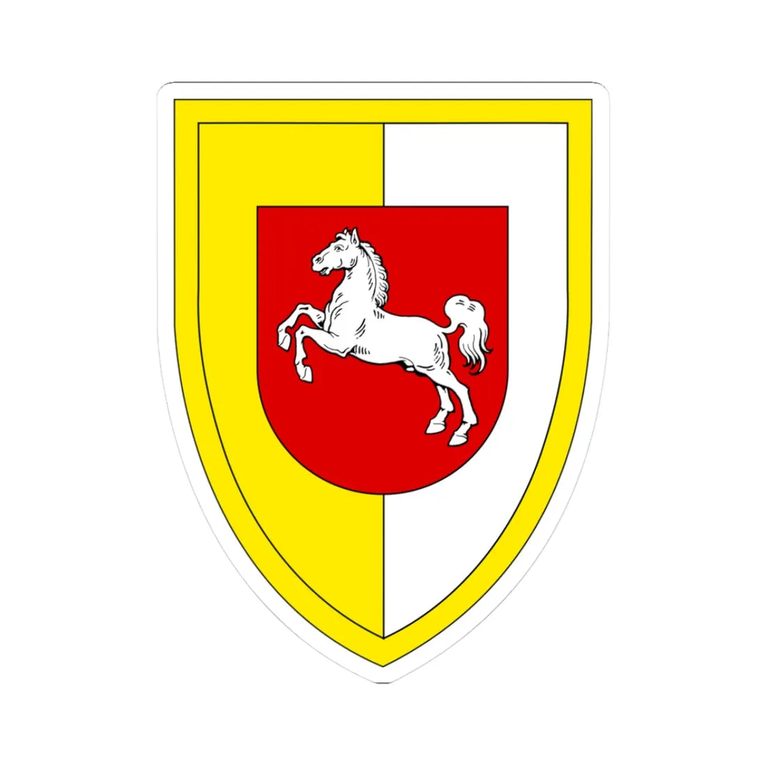 Panzerbrigade 3 Bundeswehr (Germany) (Coat of Arms) STICKER Vinyl Kiss-Cut Decal 3 Inch White - The Sticker Space