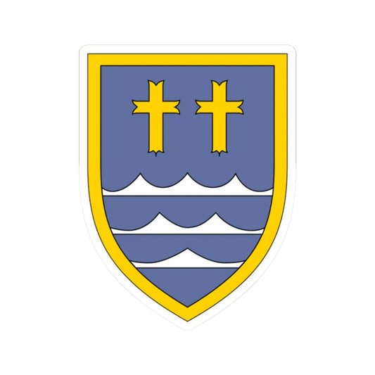 Panzerbrigade 33 Bundeswehr (Germany) (Coat of Arms) STICKER Vinyl Kiss-Cut Decal 2 Inch White - The Sticker Space