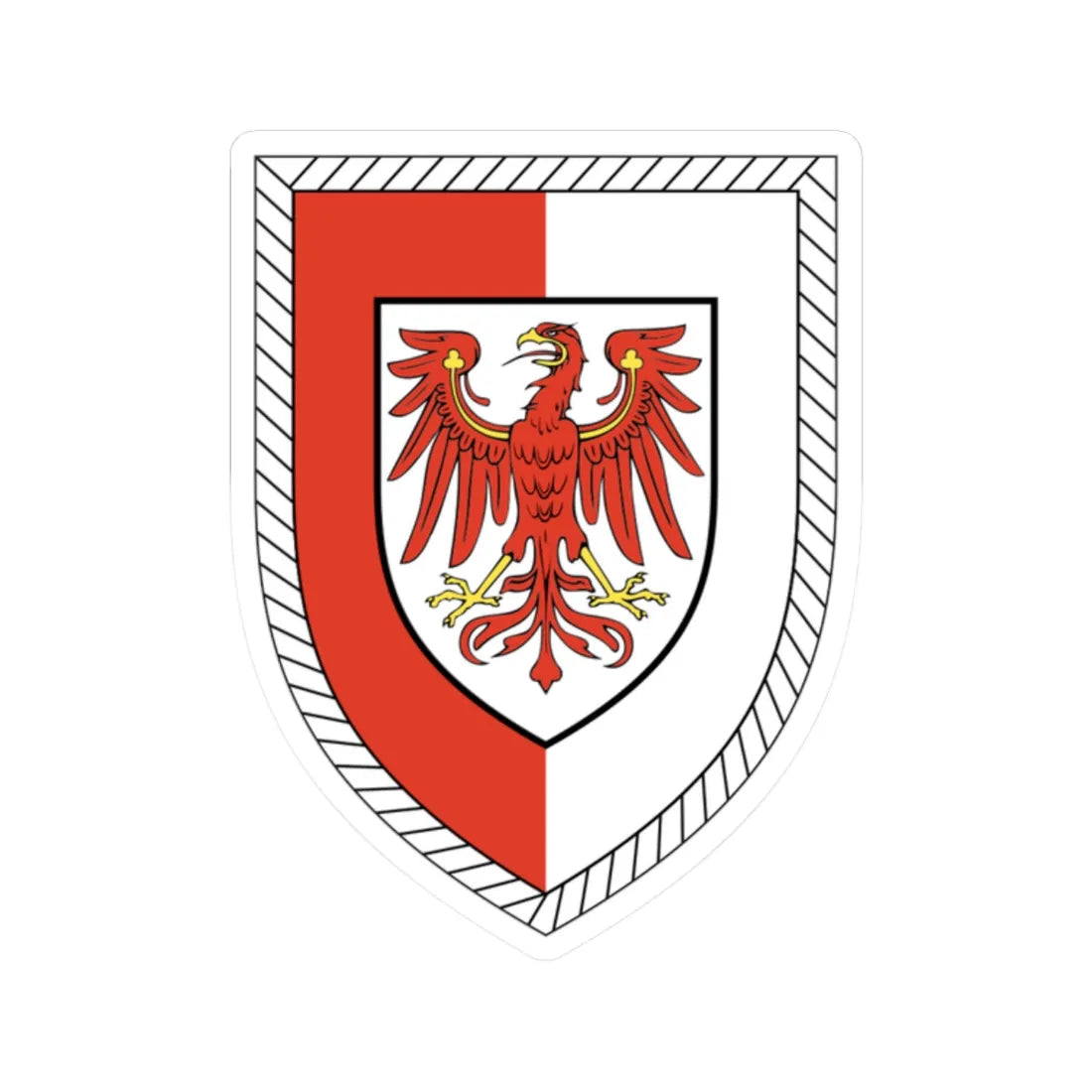 Panzerbrigade 42 Bundeswehr (Germany) (Coat of Arms) STICKER Vinyl Kiss-Cut Decal 2 Inch White - The Sticker Space