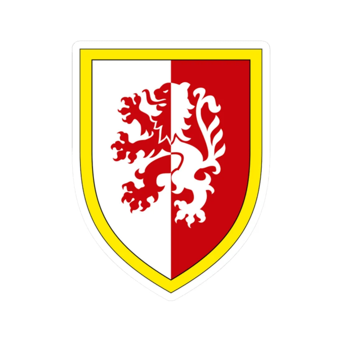 Panzerbrigade 6 Bundeswehr (Germany) (Coat of Arms) STICKER Vinyl Kiss-Cut Decal 2 Inch White - The Sticker Space