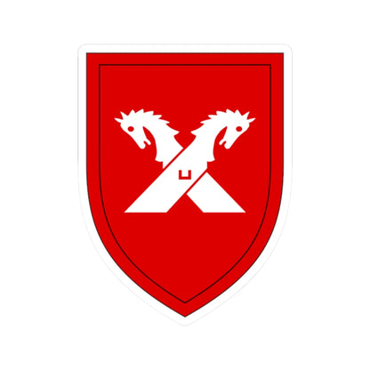 Panzerbrigade 8 Bundeswehr (Germany) (Coat of Arms) STICKER Vinyl Kiss-Cut Decal 2 Inch White - The Sticker Space