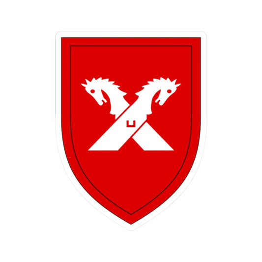 Panzerbrigade 8 Bundeswehr (Germany) (Coat of Arms) STICKER Vinyl Kiss-Cut Decal 2 Inch White - The Sticker Space