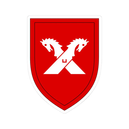 Panzerbrigade 8 Bundeswehr (Germany) (Coat of Arms) STICKER Vinyl Kiss-Cut Decal 3 Inch White - The Sticker Space