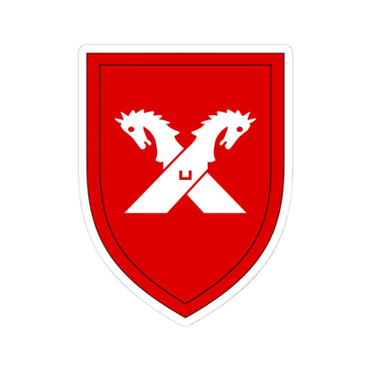 Panzerbrigade 8 Bundeswehr (Germany) (Coat of Arms) STICKER Vinyl Kiss-Cut Decal 4 Inch White - The Sticker Space