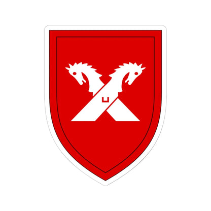 Panzerbrigade 8 Bundeswehr (Germany) (Coat of Arms) STICKER Vinyl Kiss-Cut Decal 6 Inch White - The Sticker Space