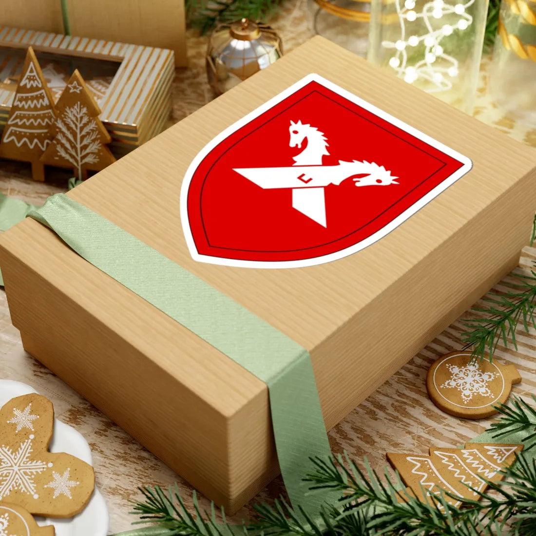 Panzerbrigade 8 Bundeswehr (Germany) (Coat of Arms) STICKER Vinyl Kiss-Cut Decal - The Sticker Space