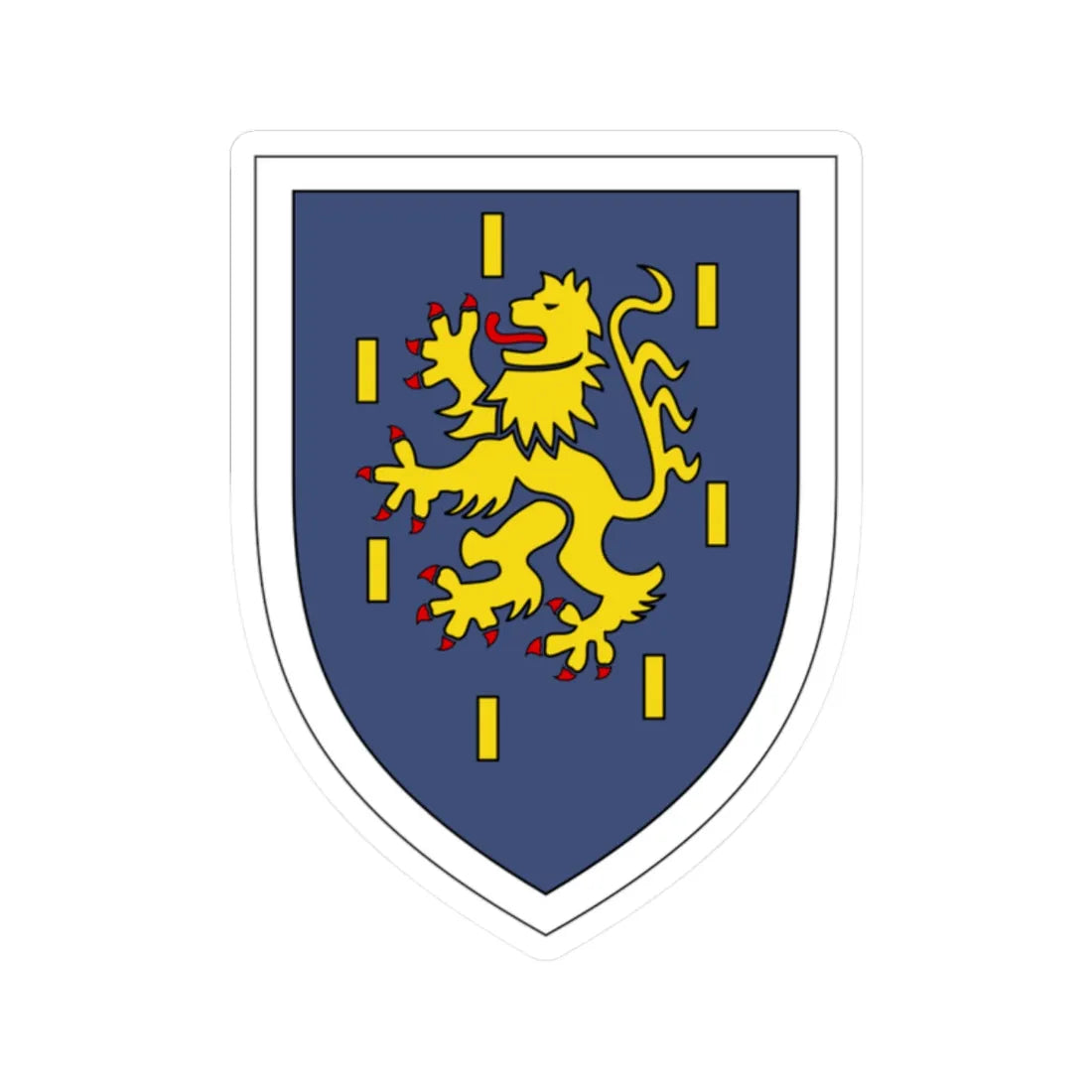 Panzergrenadierbrigade 13 Bundeswehr (Germany) (Coat of Arms) STICKER Vinyl Kiss-Cut Decal 2 Inch White - The Sticker Space