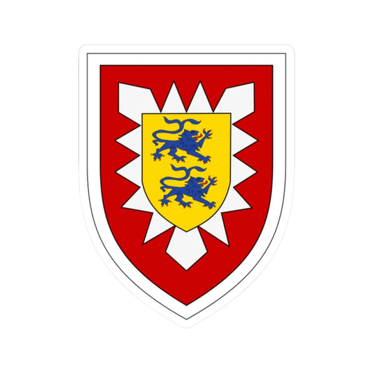 Panzergrenadierbrigade 16 Bundeswehr (Germany) (Coat of Arms) STICKER Vinyl Kiss-Cut Decal 2 Inch White - The Sticker Space