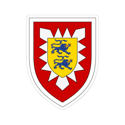 Panzergrenadierbrigade 16 Bundeswehr (Germany) (Coat of Arms) STICKER Vinyl Kiss-Cut Decal 6 Inch White - The Sticker Space
