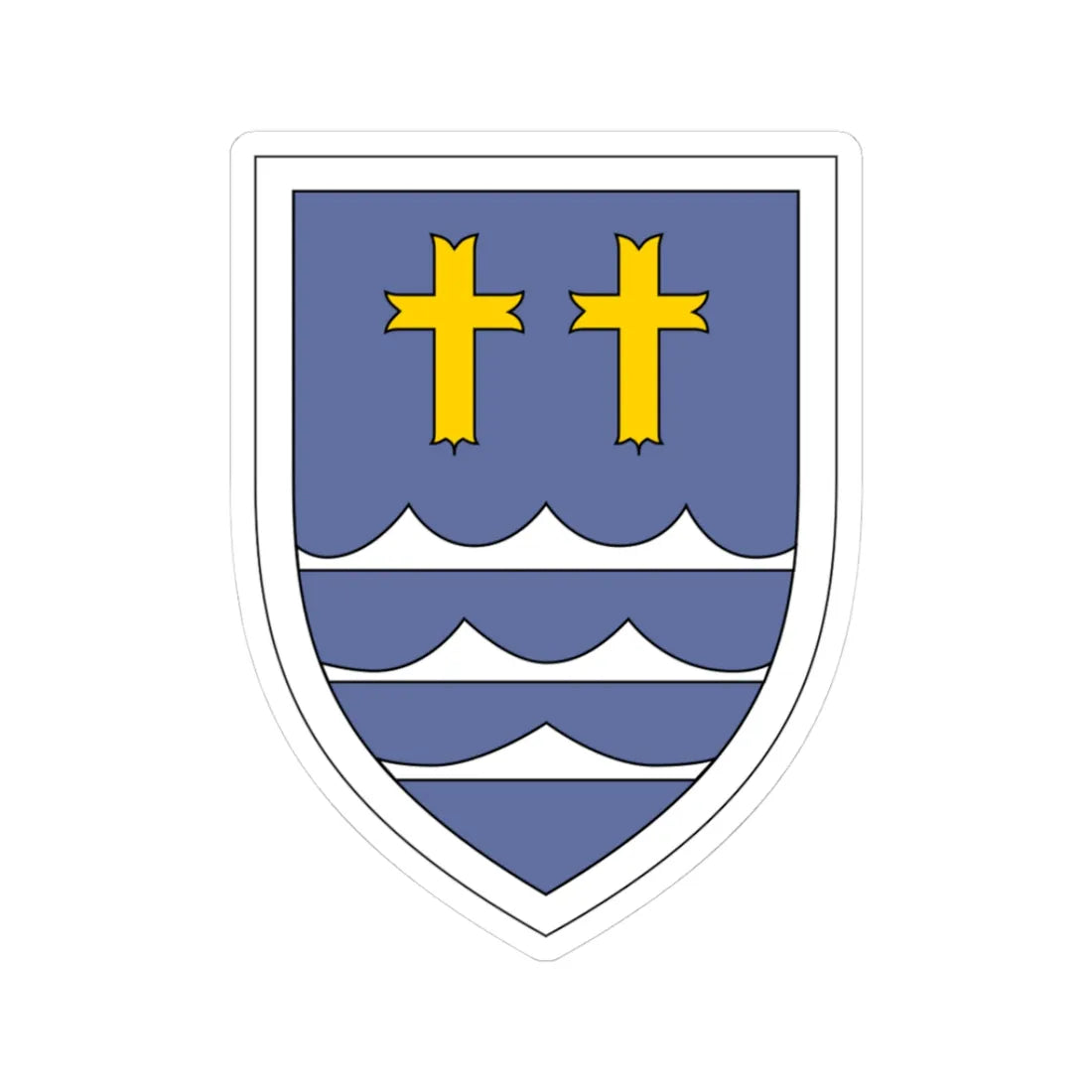 Panzergrenadierbrigade 31 Bundeswehr (Germany) (Coat of Arms) STICKER Vinyl Kiss-Cut Decal 3 Inch White - The Sticker Space