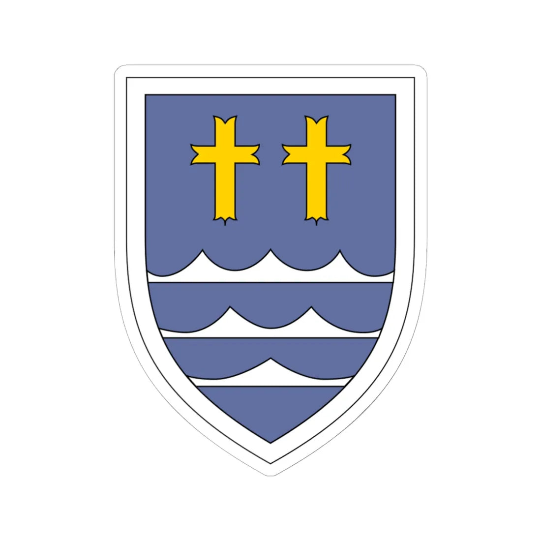 Panzergrenadierbrigade 31 Bundeswehr (Germany) (Coat of Arms) STICKER Vinyl Kiss-Cut Decal 6 Inch White - The Sticker Space