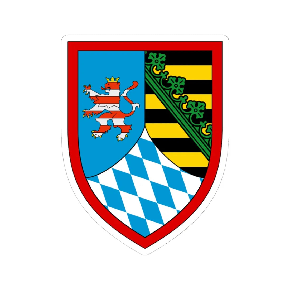 Panzergrenadierbrigade 37 Bundeswehr 2004 - 2007 (Germany) (Coat of Arms) STICKER Vinyl Kiss-Cut Decal 4 Inch White - The Sticker Space