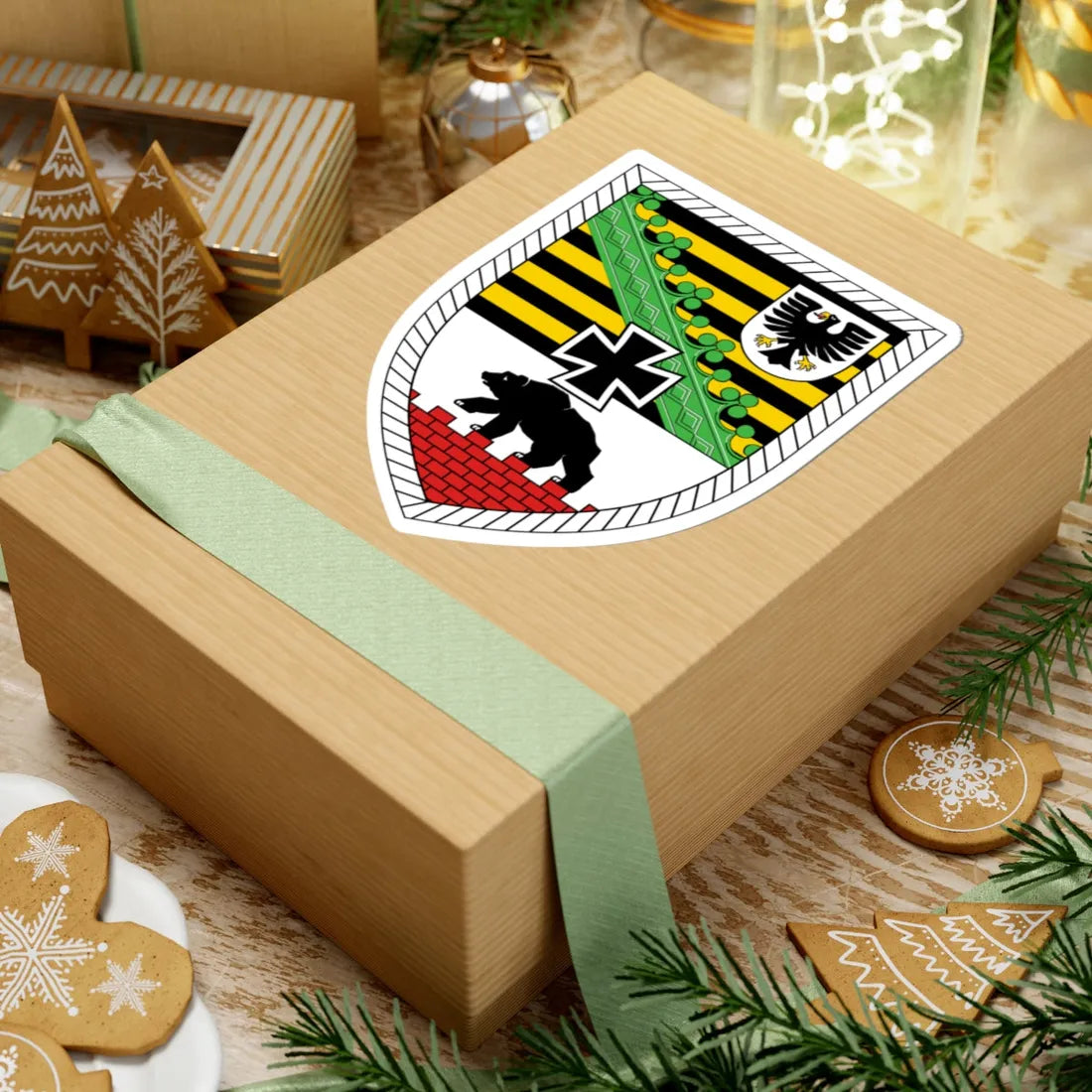 Panzergrenadierbrigade 38 Bundeswehr (Germany) (Coat of Arms) STICKER Vinyl Kiss-Cut Decal - The Sticker Space