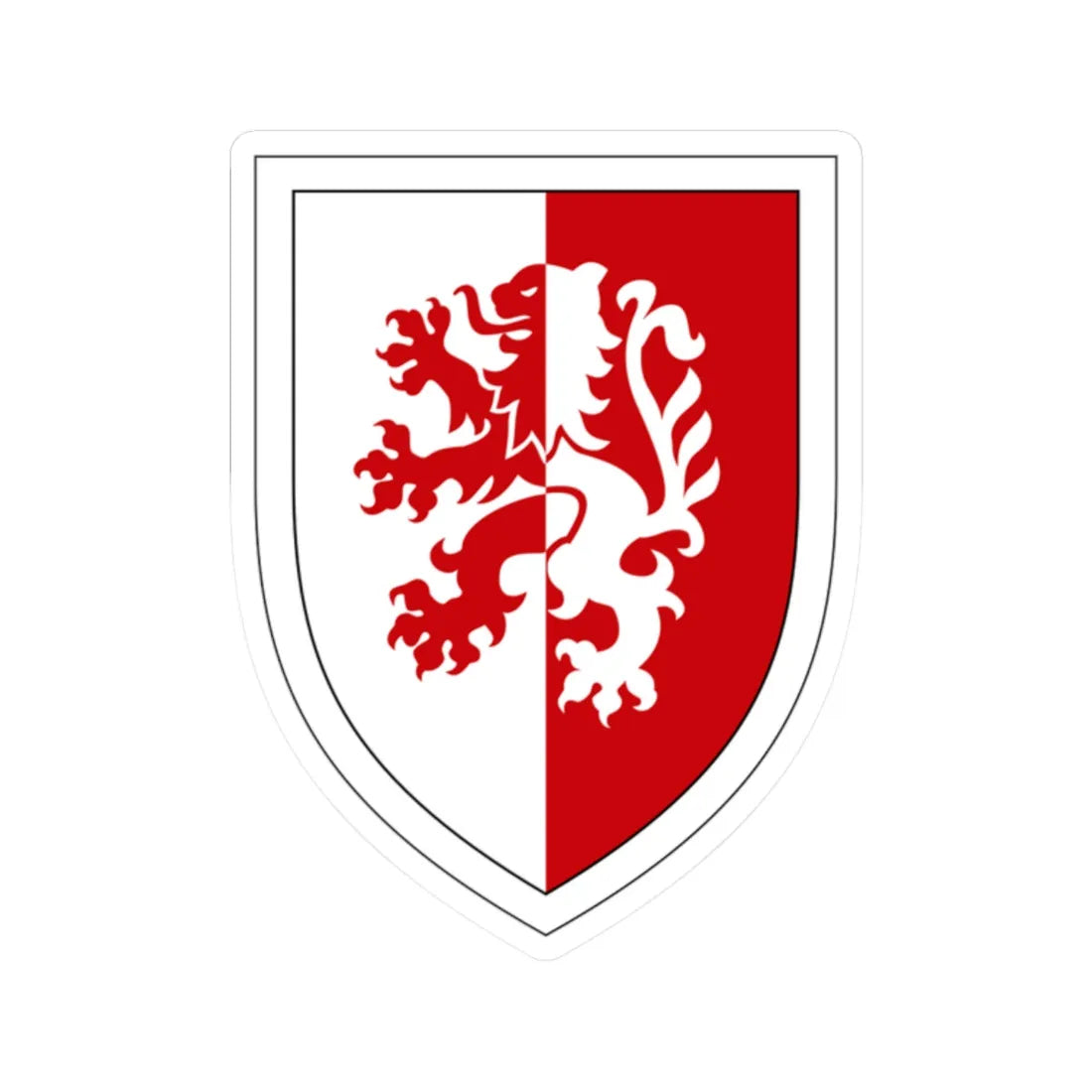 Panzergrenadierbrigade 4 Bundeswehr (Germany) (Coat of Arms) STICKER Vinyl Kiss-Cut Decal 2 Inch White - The Sticker Space