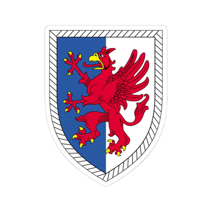 Panzergrenadierbrigade 41 Bundeswehr (Germany) (Coat of Arms) STICKER Vinyl Kiss-Cut Decal 4 Inch White - The Sticker Space