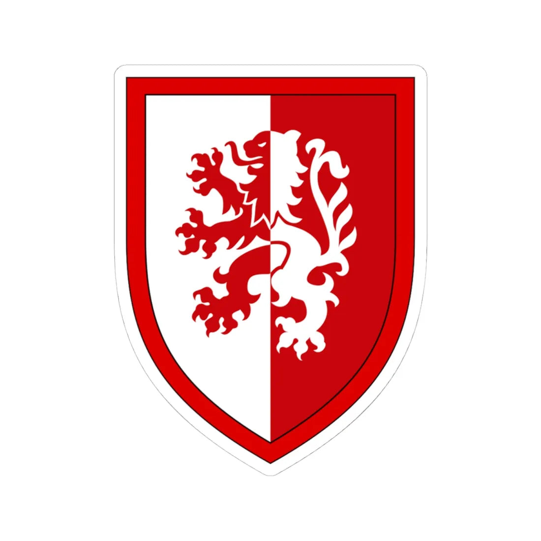 Panzergrenadierbrigade 5 Bundeswehr (Germany) (Coat of Arms) STICKER Vinyl Kiss-Cut Decal 4 Inch White - The Sticker Space