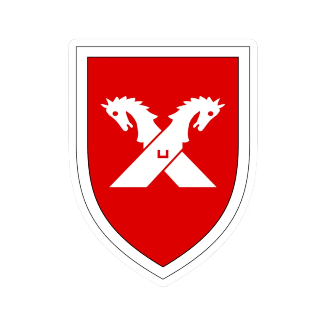 Panzergrenadierbrigade 7 Bundeswehr (Germany) (Coat of Arms) STICKER Vinyl Kiss-Cut Decal 2 Inch White - The Sticker Space