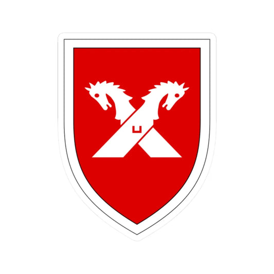 Panzergrenadierbrigade 7 Bundeswehr (Germany) (Coat of Arms) STICKER Vinyl Kiss-Cut Decal 2 Inch White - The Sticker Space