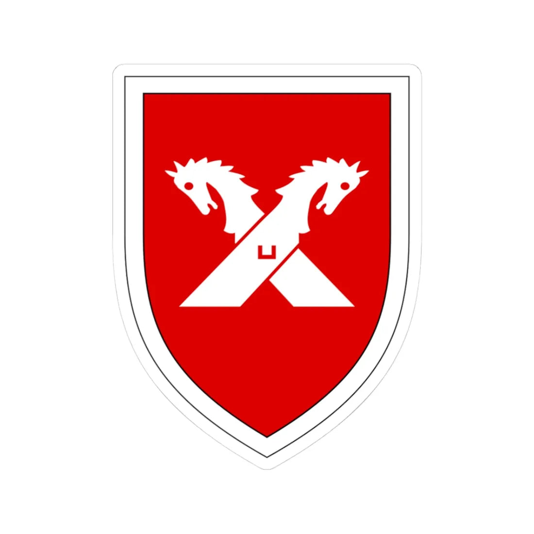 Panzergrenadierbrigade 7 Bundeswehr (Germany) (Coat of Arms) STICKER Vinyl Kiss-Cut Decal 3 Inch White - The Sticker Space