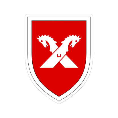 Panzergrenadierbrigade 7 Bundeswehr (Germany) (Coat of Arms) STICKER Vinyl Kiss-Cut Decal 6 Inch White - The Sticker Space