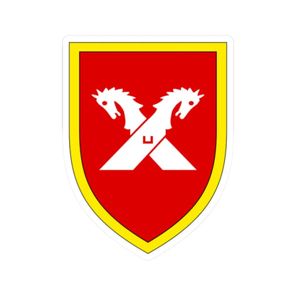 Panzerlehrbrigade 9 Bundeswehr 1958 - 1980 (Germany) (Coat of Arms) STICKER Vinyl Kiss-Cut Decal 2 Inch White - The Sticker Space