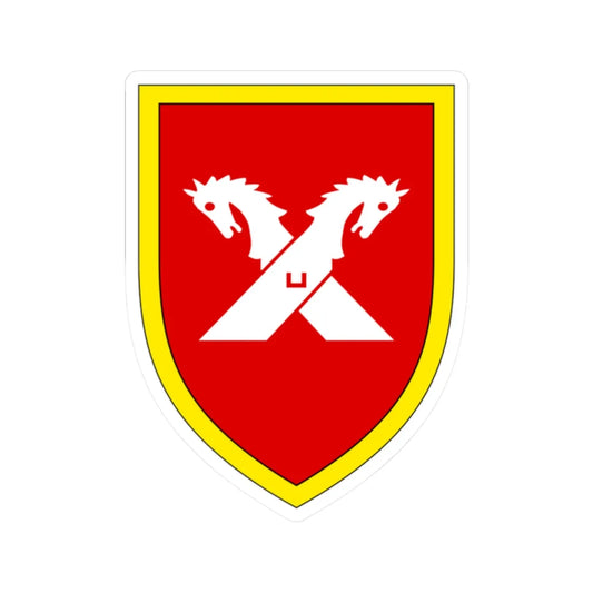 Panzerlehrbrigade 9 Bundeswehr 1958 - 1980 (Germany) (Coat of Arms) STICKER Vinyl Kiss-Cut Decal 2 Inch White - The Sticker Space