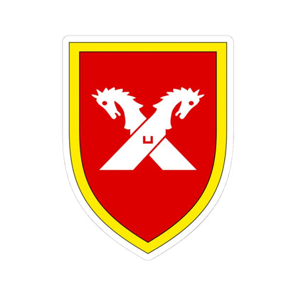 Panzerlehrbrigade 9 Bundeswehr 1958 - 1980 (Germany) (Coat of Arms) STICKER Vinyl Kiss-Cut Decal 4 Inch White - The Sticker Space