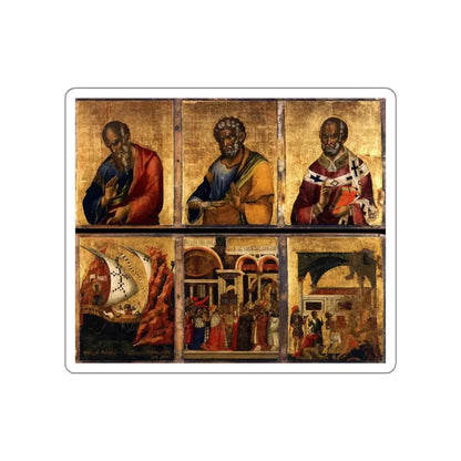 PAOLO VENEZIANO -  Altarpiece (detail)2 (Artwork) STICKER Vinyl Die-Cut Decal - The Sticker Space