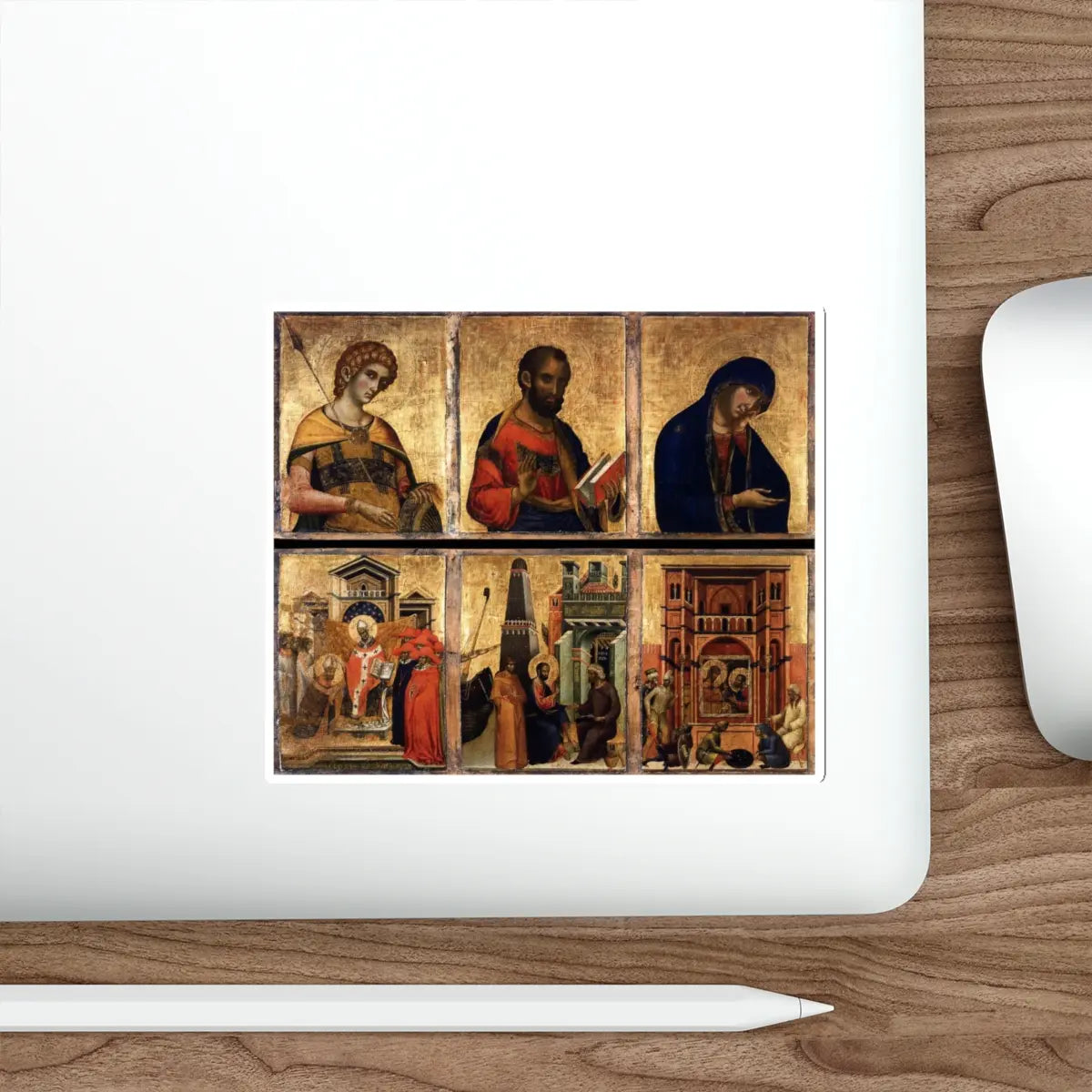 SKU:11760210360825652568 Sticker types:White Shape:Die-Cut Sizes:5" × 5"