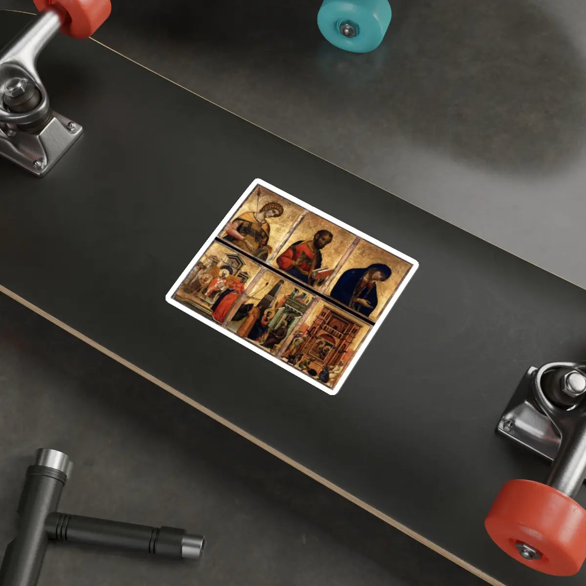 SKU:11760210360825652568 Sticker types:White Shape:Die-Cut Sizes:5" × 5"