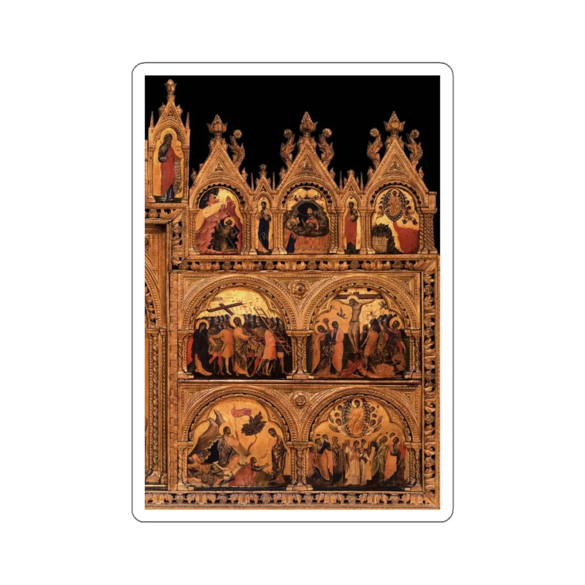 SKU:11212976971075141307 Sticker types:White Shape:Die-Cut Sizes:4" × 4"
