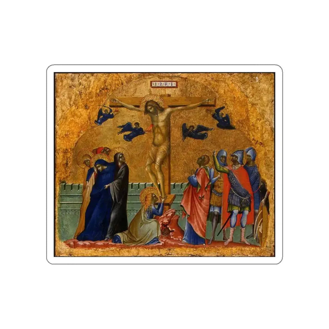 PAOLO VENEZIANO -  The Crucifixion (Artwork) STICKER Vinyl Die-Cut Decal - The Sticker Space