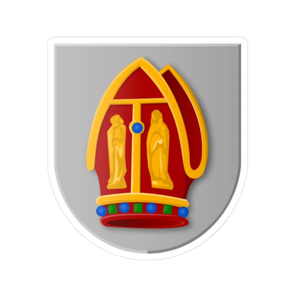 Papenkop wapen (Netherlands) (Coat of Arms) STICKER Vinyl Kiss-Cut Decal 3 Inch White - The Sticker Space