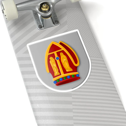 Papenkop wapen (Netherlands) (Coat of Arms) STICKER Vinyl Kiss-Cut Decal - The Sticker Space