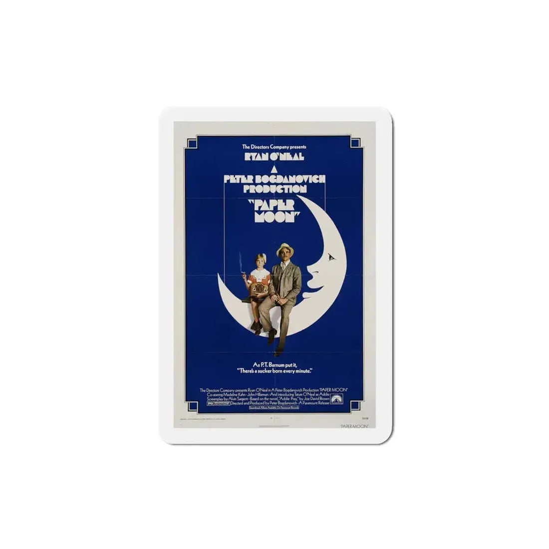 Paper Moon 1973 Movie Poster Refrigerator Magnet 3 Inch - The Sticker Space