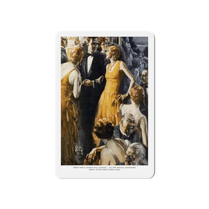 Paper Profits (1), Ladies' Home Journal, February 1930 (Magazine Illustration) Refrigerator Magnet - The Sticker Space