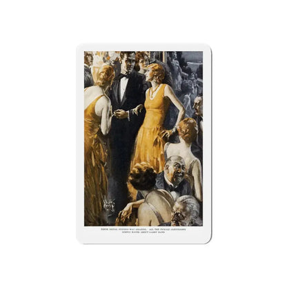 Paper Profits (1), Ladies' Home Journal, February 1930 (Magazine Illustration) Refrigerator Magnet - The Sticker Space