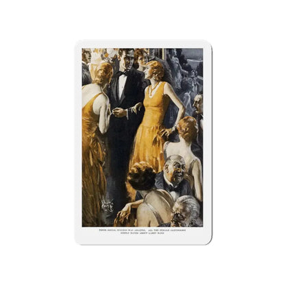 Paper Profits (1), Ladies' Home Journal, February 1930 (Magazine Illustration) Refrigerator Magnet - The Sticker Space