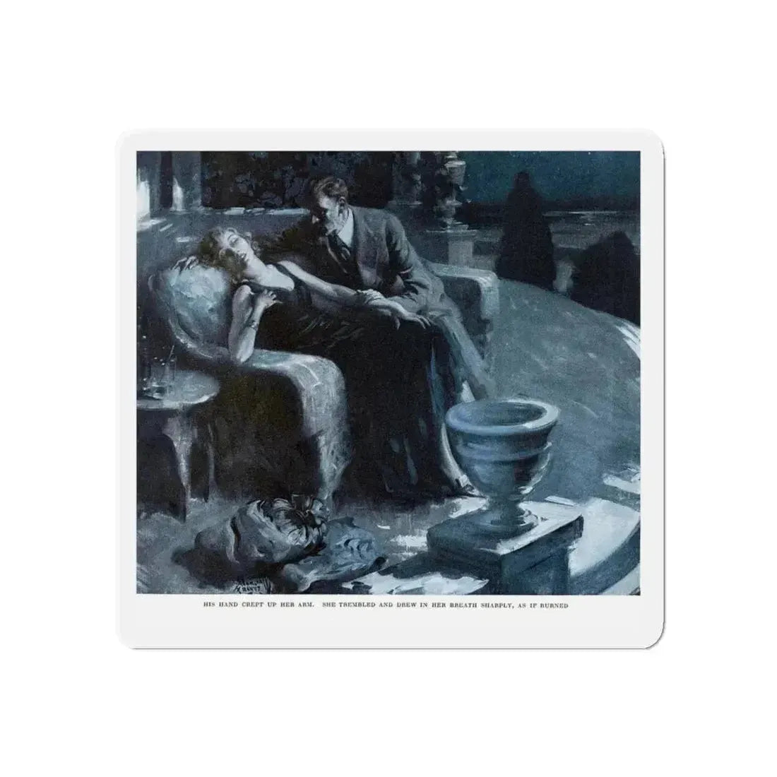 Paper Profits (2), Ladies' Home Journal, February 1930 (Magazine Illustration) Refrigerator Magnet 5 Inch Die-Cut - The Sticker Space